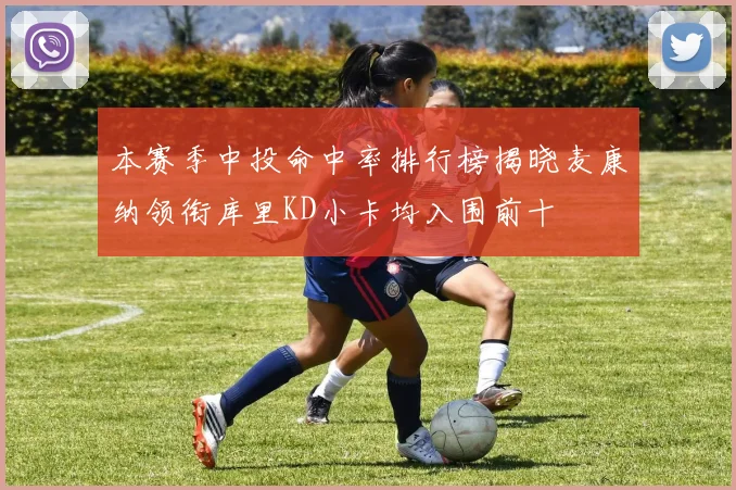 本赛季中投命中率排行榜揭晓麦康纳领衔库里KD小卡均入围前十